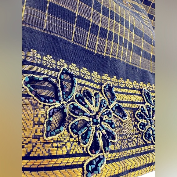 Handmade  custom design Cocktail, Evening gown dress with crystals ,Size 4 ( S ) - Picture 12 of 14